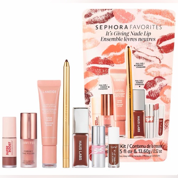 Sephora FavoritesIt's Giving Nude Lip Makeup Value Set